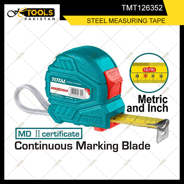TOTAL%20Steel%20Measuring%20Tape%205%20x%2025%20TMT126352%20-%20Image%202