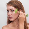 Gua Sha Facial Tools & Jade Roller Set for Skin Care, Reduce Puffiness and Improve Wrinkles, Guasha Tool for Face, Gua Sha Stone Self Care Gift for Woman Man. 