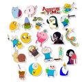Laptop Stickers Cartoon Adventure Time Design Bikes Notebooks Decals. 