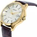 Original Casio - MTP-V004GL-9AUDF - Stainless Steel Watch for Men. 