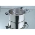 Alpha Cuisine / Casserole Pot-Stainless Steel-36Cm. 