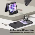 Whitestone Dome [All in One] for Samsung Galaxy Z Flip 5 Front EZ Glass Screen Protector (With Flexible EPU Film, Easy Install Kit) – 2+2 Pack. 