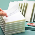 50 Sheets Transparent Post-it Sticky Notes (Size 3X3 Transparent and Transparent Glitter Notes ) Sticky Note Pad Waterproof Memo Pad, PET Reminder Note small notes for study and office notes | Buy2Enjoy. 