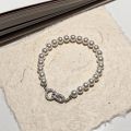 Youbo Shijia Round Pearl Purple Bracelet French Light Luxury Niche Design Exquisite Bracelet Jewelry. 