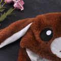 Ear Moving Jumping Hat Moving Ears Funny Plush Ears Activity Rabbit Hats Beanie Cosplay Halloween Party Hat for Kids Boys Girls. 