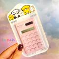 Creative Cute Kawaii Candy Color 8 Digit Compact Calculator Small Portable Scientific Calculator For Students 8 Digits Mini Body Plastic Keys Non-slip Bottom Pad Clear Keys. 