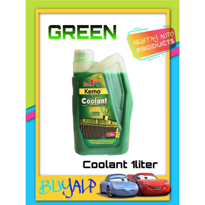 RADIATOR COOLANT KEMO / HIGH GRADE GREEN / ANTI-OVERHEATING & ANTI-RUST