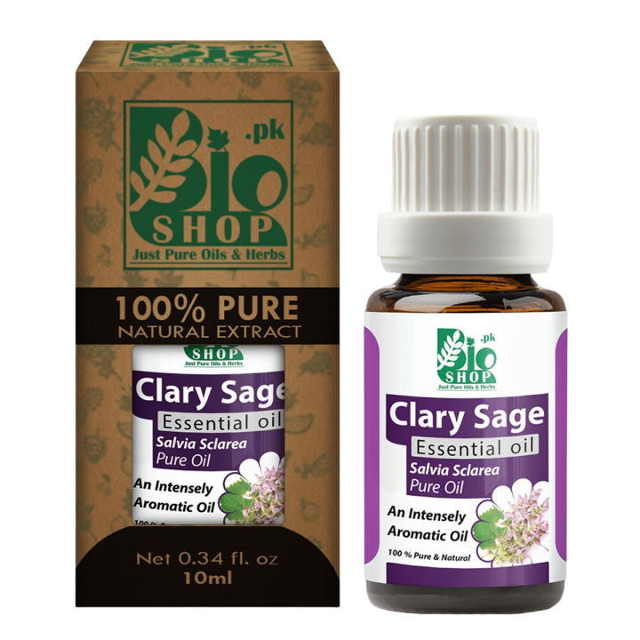 Clary Sage Essential Oil by Bio Sho™ - 100% Pure & Natural