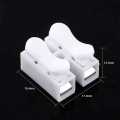 5/10/20/30/50 Pcs- Quick Wiring Electric Cable Connectors Screw Less Wire Connectors Press Type Quick Splice Wire Connector for Electric Connection Press Type Self Locking Quick Wiring Connector Quick Wiring Terminal  for LED Ceiling Lights  CH-2. 