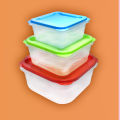 Kitchen Storage Box 3 in 1 , Hygienic Food Storage Box , Picnic Storage Box For Multi-Purpose Use/ Boxes with Attractive Colors. 