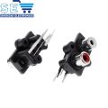 RCA Female Stereo Audio Jack Socket Connector. 