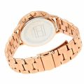 Tommy Hilfiger Women’s Quartz Stainless Steel Gold Dial 40mm Watch 1781788 Stainless Steel Wrist Watch For Women / Wrist Watch For Girls. 