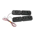 NANLIY- 2PCS 8OHM 10W Long box Full Range Subwoofer Speaker Diaphragm LCD Advertising Machine Monitor TV Speakers. 