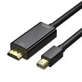 Mini DisplayPort to HDMI Cable 4K Mini DP to HDMI 6 Feet Cable for MacBook Air/Pro, Surface Pro/Dock, Monitor, Projector - Black. 