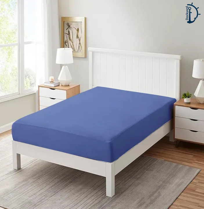 Dockyard%20Waterproof%20Mattress%20Cover%20-%20Large%20Double/King%20Bed%2072%20x%2078%20Inch%20-%20Fitted%20Cover%20-%20Image%203