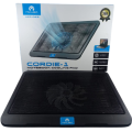 Mikuso NCP-063 Cordie-1 Notebook Cooling Pad RGB Cooling Pad Gaming Laptop Cooler, Laptop Fan Cooling Stand with USB Ports, Lap Desk Use. 