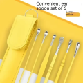 Ear Wax Remover Kit I 6 Pcs Ear Wax Cleaning Kit I Hygiene Ear Wax Remover Kit I Stainless Steel Ear Wax Removal I High Quality Ear Tool Kit I Reusable Ear Tools I Safe Ear Tools Set I Professional Ear Wax Cleaner I Ear Wax Removal Kit for Kids & Adult. 