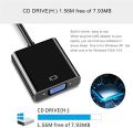USB to VGA Adapter for Monitor, VGA to USB 3.0/2.0 Converter 1080P Multi-Display Video Cable for Laptop Desktop PC to Monitors, Projector, TV. (Not Support Chromebook,Windows 11 is not Supported,). 