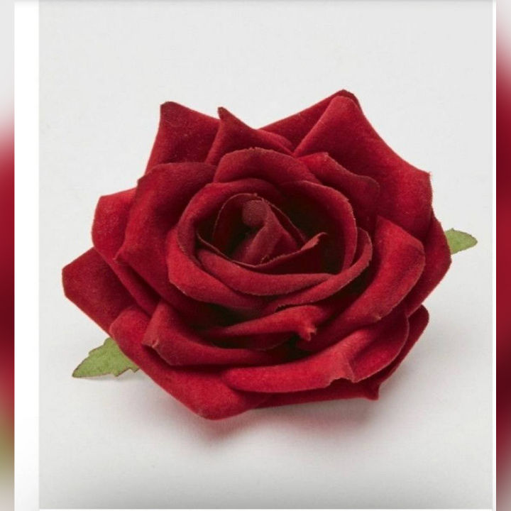 Rose flower hair clip for hair bun pack of 2