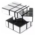 Orignal Mirror Cube 3x3 Stickerless Rubiks Cube 3D Puzzle Magic Cube Fast Speed Magic 3x3x3 Puzzle Toys, Mirror Blocks Cube Silver Cube 57mm for kids Fast Stress Relief Fidget Toys Game. 