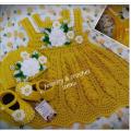 Pure Woolen Cute Baby Girls Dress. 