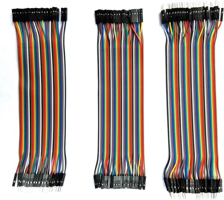 120 wire set -Arduino jumper connecting wires all types 30CM | Daraz.pk