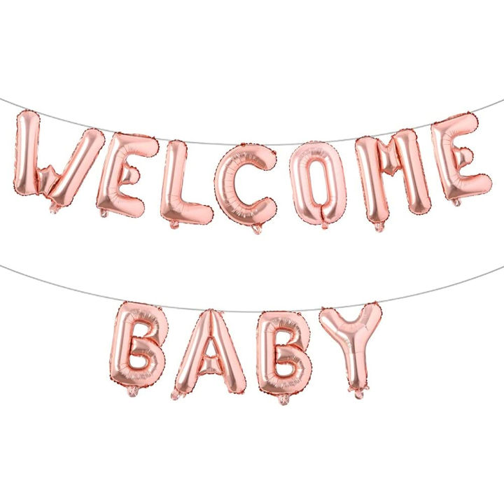 Welcome%20Baby%20Foil%20Balloons%20l%20Baby%20Shower,%20Welcoming%20home%20theme%20l%20Foil%20Balloon%20-%20Image%203