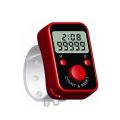 Digital Tasbeeh Counter With Time and date Function Hand Ring Finger Tally Electronic Tasbih Pray Counter 5 digit Portable LED - Any One Random Color. 