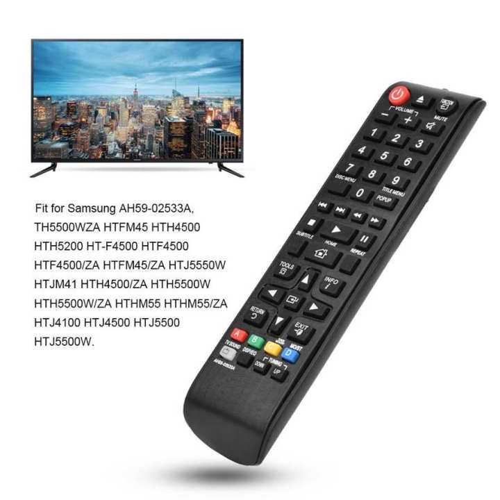 Hot Sale Remote Control Replacement for Samsung AH59-02533A Blue Ray Home Theater System High Quality
