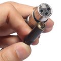 OYPFXMI- 2 Pcs 0.3M Wire 3 Pin XLR Stereo Audio Adapter Microphone Adapter Cable, 1 Pcs Female to 3.5Mm Trs 1/8 Inch Female & 1 Pcs Male to 3.5Mm Female. 