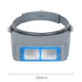Head-Mounted Magnifying Glass Optical Earphones Magnifying Glass Mobile Phone Repair Reading,1.5X 2X 2.5X 3.5X Durable Easy to Use Reusable. 