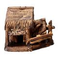 Aquarium Ceramic House Ornament Fish Tank Hiding Cave Shelter Landscape Decor. 