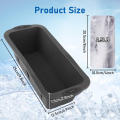 Extra Large Ice Cube Mold BPA-Free 5lb Durable Silicone Ice Block mold Silicone Leakproof Large Ice Cube mold for Ice Baths Therapy Use Cooling Beverages Outdoor Events Athlete Recovery. 