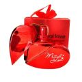 Mutual Love Perfume Heart Shape Love Perfume Long Lasting Scent Red Spray Mist Fragrance, Heart Eau De Parfum for Unisex, 50ML, Perfume For Women Heart Shape Perfume Decorating Perfume. 