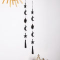 Black Wooden Moon Phase Wall Hanging Moon Decor Boho Home Decor ROOM Decoration Moon Garland Bedroom Living Room Nursery Gift. 