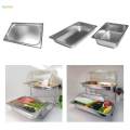 Stainless Steel Food Pan Half Size Hotel Pan Catering Food Pan Steam Table Pan for Eid Depth 2cm. 
