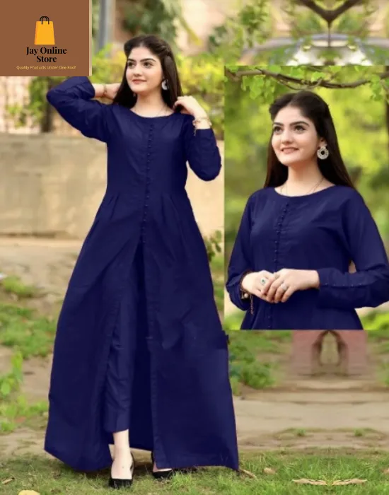 Jay%20Online%20Store-%20Stitched%20Long%20Cut%20Maxi%20Dress%20For%20Girls%20With%20Trouser%20(Two%20Piece%20Suit)%20Maxi%20Dresses%20For%20Women/%20Girls%20-%20Image%205