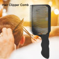 Quasar Curved Design Hair Comb Professional Barber Fade Comb Hair Cutting Styling Tool for Men Salon Quality Blending Clipper Comb Curved Positioning Comb High-quality Barber Comb. 