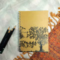 MyKitab - " TREE " A5 Kraft Spiral NoteBook|Notebook for Girls and Boys |Diary. 