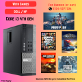 Core i3 4th Generation Desktop Gaming Computer 8GB Ram Storage 500GB Hard disk 1Gb Graphics Card With Games Pre installed. 