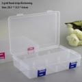 1pcs Transparent Plastic 2 grid fixed 8Grid Storage Box Jewelry Beads Pills Screw Organizer Container Case Storage Case Boxes. 