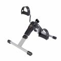 Folding Pedal Exerciser Under Desk Exercise Bike for Seniors Elderly Sit Down Stationary Peddler Equipment for Arm, Leg, Hand, Foot Mini Floor Bicycle with LCD Display Adjustable Tension. 