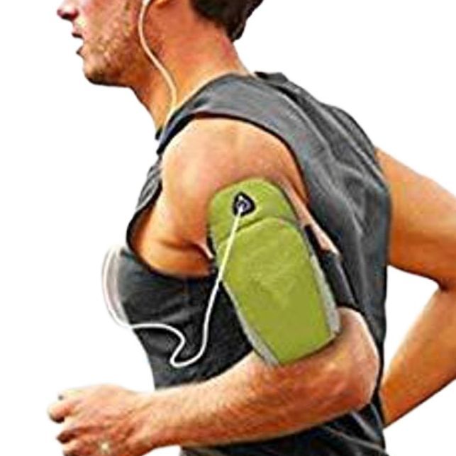 All Android and iOS Mobile Phones Universal Waterproof Hand Fitness Armband Pouch/Arm Belt/Case for Running Hiking Jogging Sports and Gym Activities, Up to 6.5inch