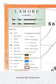 Lahore Guide Map Wall poster | Latest Updated Map of Lahore City with Full Details on mate paper 115 grams. 