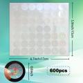 The Round Transparent Sticker Tamper evident Labels High Security Stickers Void Label Warranty seal Holographic Stickers 0.8inch. 