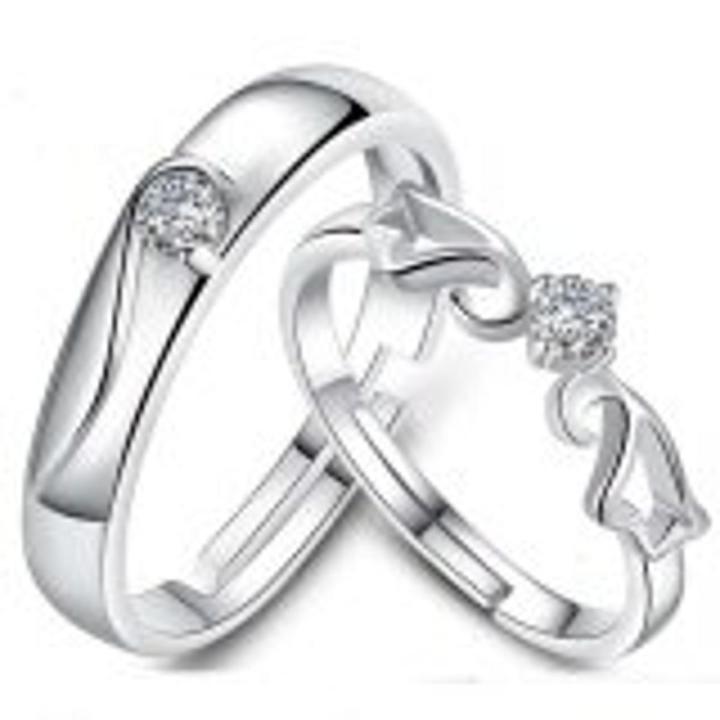 SSA 925 Silver Plated Couple Rings Angle Wing Wedding Cubic Engagement Ring Jewelery