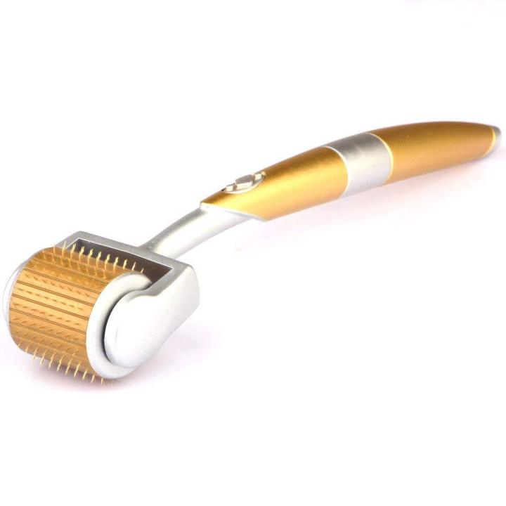 ZGTS%20Professional%20Gold%20Plated%20%20Needles%20Titanium%20Alloy%20Derma%20Roller,%20Gold.%20-%20Image%206