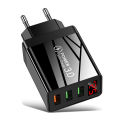 Loebay 3A LE isplay Qui Charger For 13 12 Xiaomi Samsung iad Etc.E S lug Fast Charger 3 Wall Adapter. 