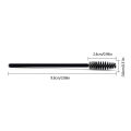 50pcs Disposable Shiny Eyelash Brush Applicator Wands Curler Mascara Eyebrow Makeup Tools Spoolers Comb Wands Spoolies Brushes. 