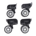 4Pcs Suitcase Luggage Universal 360 Del gree Swivel Wheels Trolley Wheel Tools. 